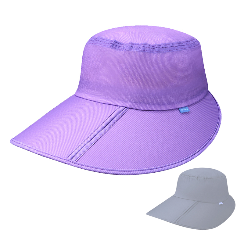 ATUNAS女款超輕透氣摺疊盤帽(A1AHDD05W)(歐都納/遮陽帽/防曬/抗紫外線/登山/防曬)
