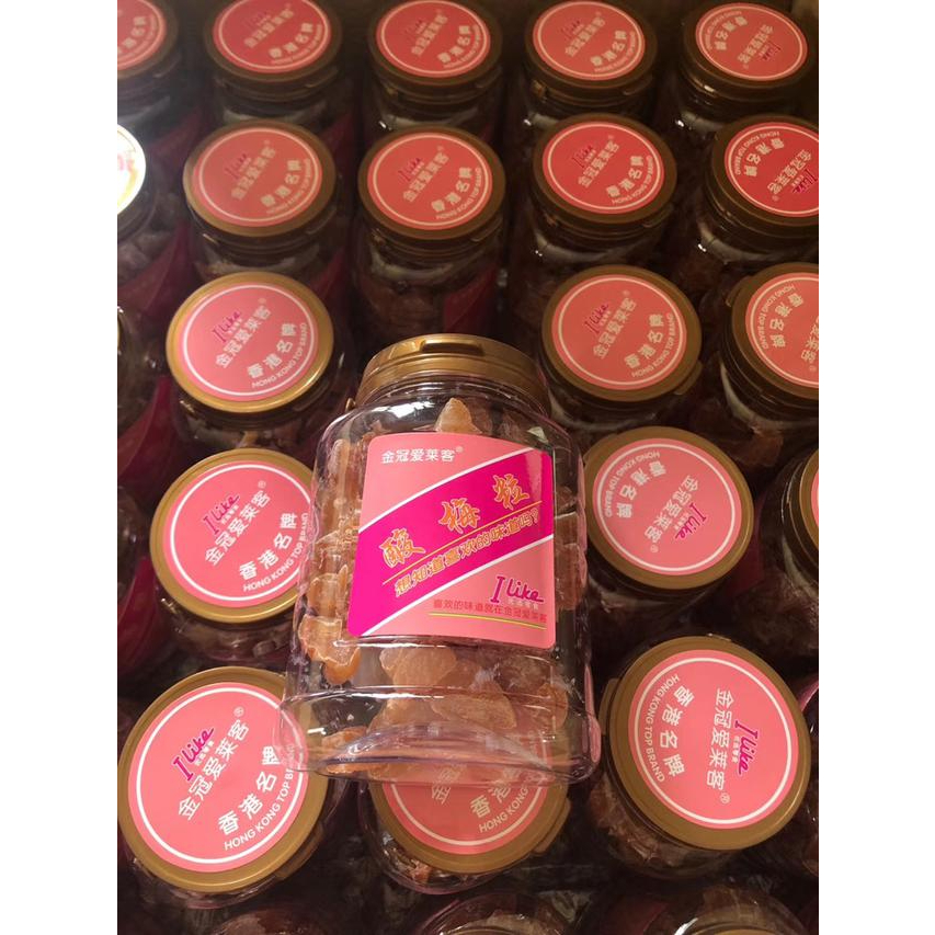 香港 金客 愛來 香港 酸梅粒 化碳果 酸梅果 蜜餞 梅子 奶油水蜜桃 50罐以上可批發