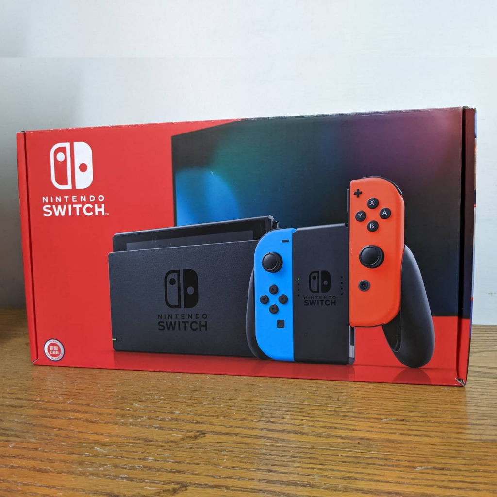 (全新可議價)紅藍主機Switch Nintendo 任天堂 電力加強版 台灣公司貨