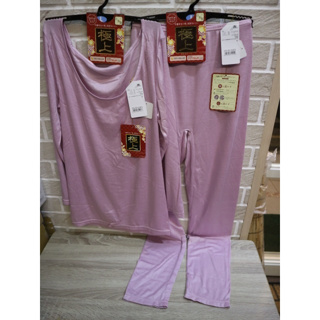婕的店日本精品~日本帶回~as出品極上粉紅色日本製八分袖衛生衣 衛生褲(M L 2L)
