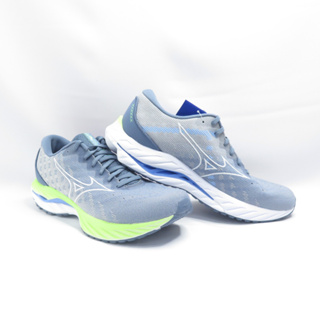 Mizuno WAVE INSPIRE 19 男 慢跑鞋 支撐型 扁平足 J1GC231304 灰藍【iSport】