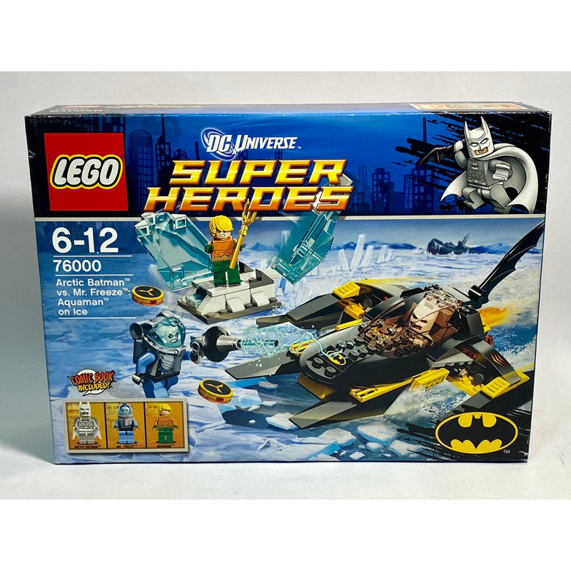 &lt;樂高人偶小舖&gt;正版 樂高 LEGO 76000 超級英雄系列 蝙蝠俠對抗急凍人 盒組 全新未拆