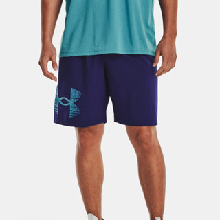 UNDER ARMOUR 男 8吋 運動短褲 無內襯 透氣輕量 吸濕排汗 Woven Graphic 藍