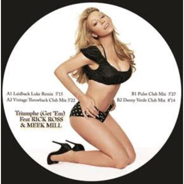 Mariah Carey瑪麗亞凱莉 Triumphe(Get 'Em) LP圖膠唱片彩膠唱片