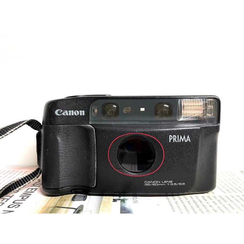 半格機Canon Prima TELE Date雙定焦35/60mm半格底片相機