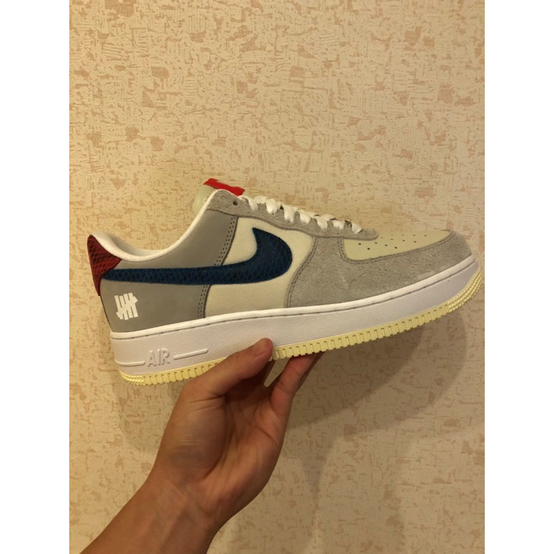 undefeated x air force 1 Low SP 27cm us9 灰色 米白 藍色 紅色