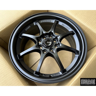 全新鋁圈 DG A17 16吋 平光黑 4孔100 4孔114.3 FIESTA FIT K8 類RAYS CE28