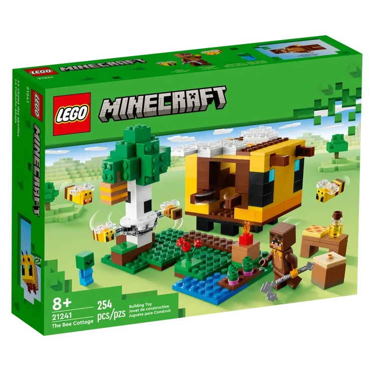 ●雅比玩具● 樂高 LEGO 21241 蜜蜂小屋 Minecraft 麥塊 創世神 現貨 積木 玩具 禮物