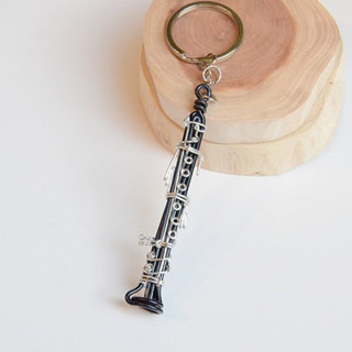 單簧管 鑰匙圈 手工 黑管 Clarinet for Wire Lover Art studio 鋁線樂器 豎笛
