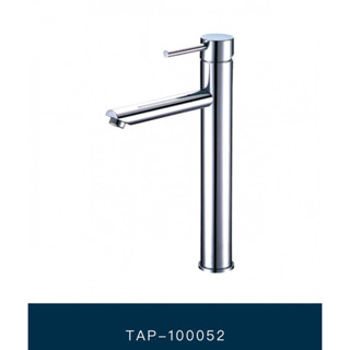 ［TAP］臺灣製造 TAP-100052 加高 面盆龍頭 單孔臉盆水龍頭 日本進口陶瓷閥芯 按壓式落水頭【免運費】