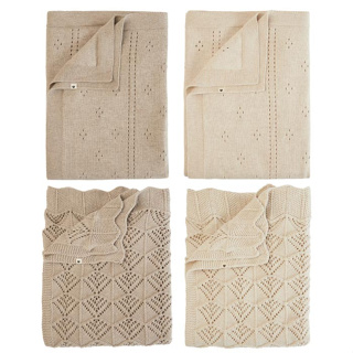 丹麥BIBS Knitted Blanket 針織棉毯(多色可選)四季毯|透氣毯【麗兒采家】