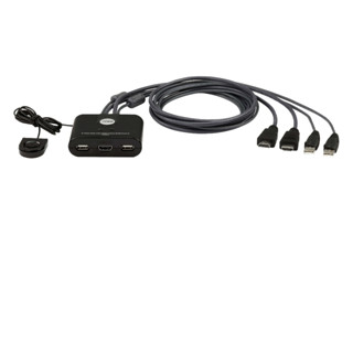 ATEN 2埠USB FHD HDMI 帶線式KVM多電腦切換器 CS22HF(KVM140)