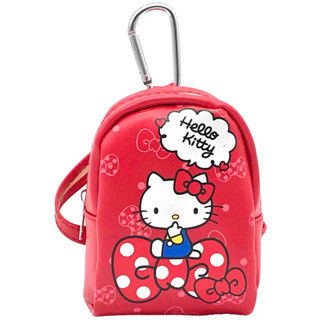 Hello kitty PU揹包式零錢袋-紅.白.粉三色【臺灣正版現貨】