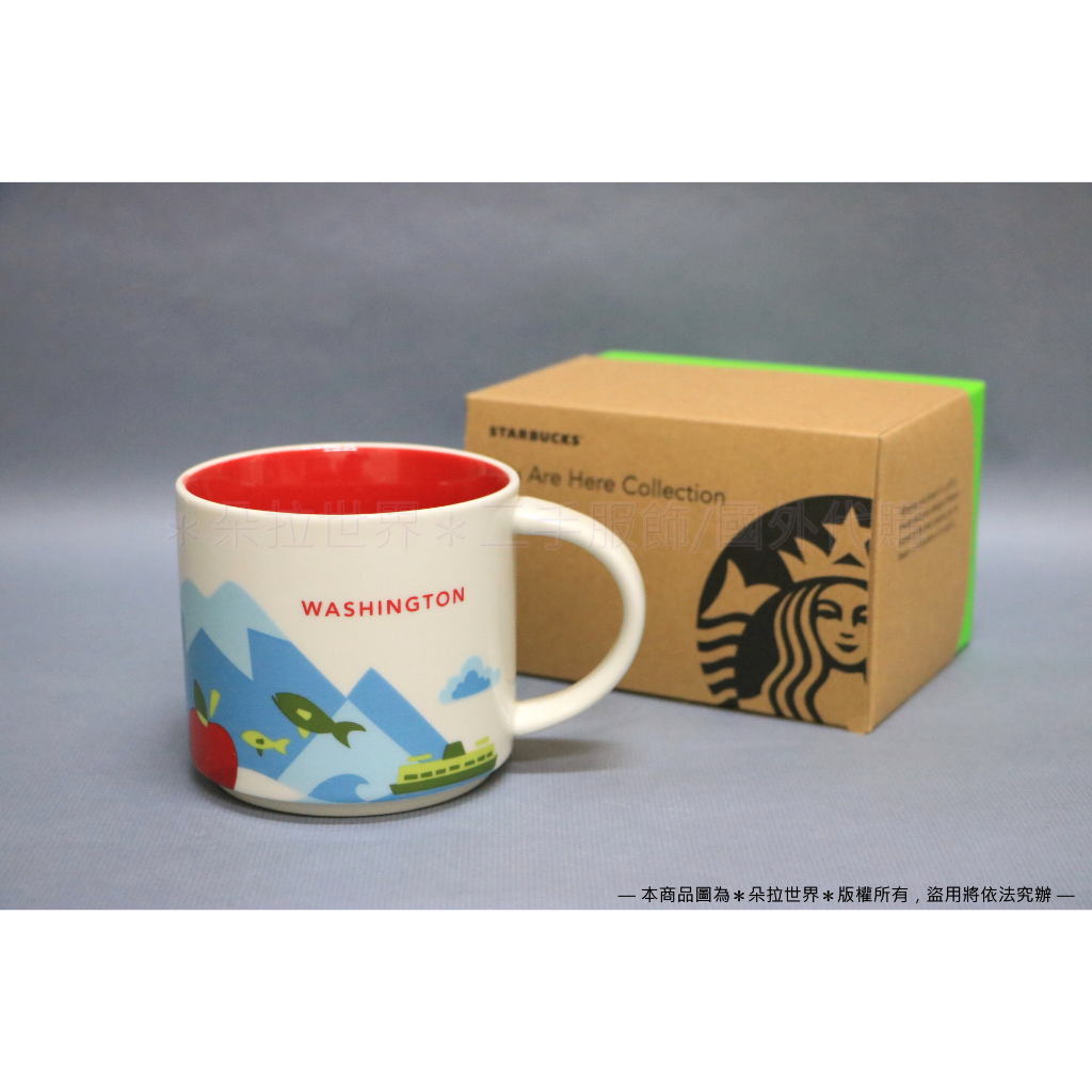 ⦿ 華盛頓 Washington 》星巴克STARBUCKS 城市馬克杯 咖啡杯 YAH系列 美國 414ml