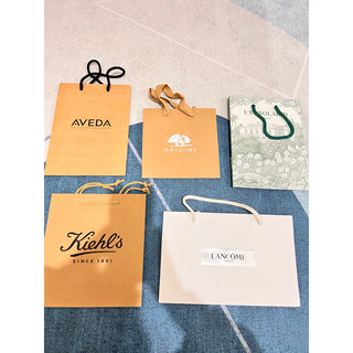 專櫃紙袋（Aveda、品木宣言、蕾莉歐、契爾氏kiehl's、蘭蔻lancome)