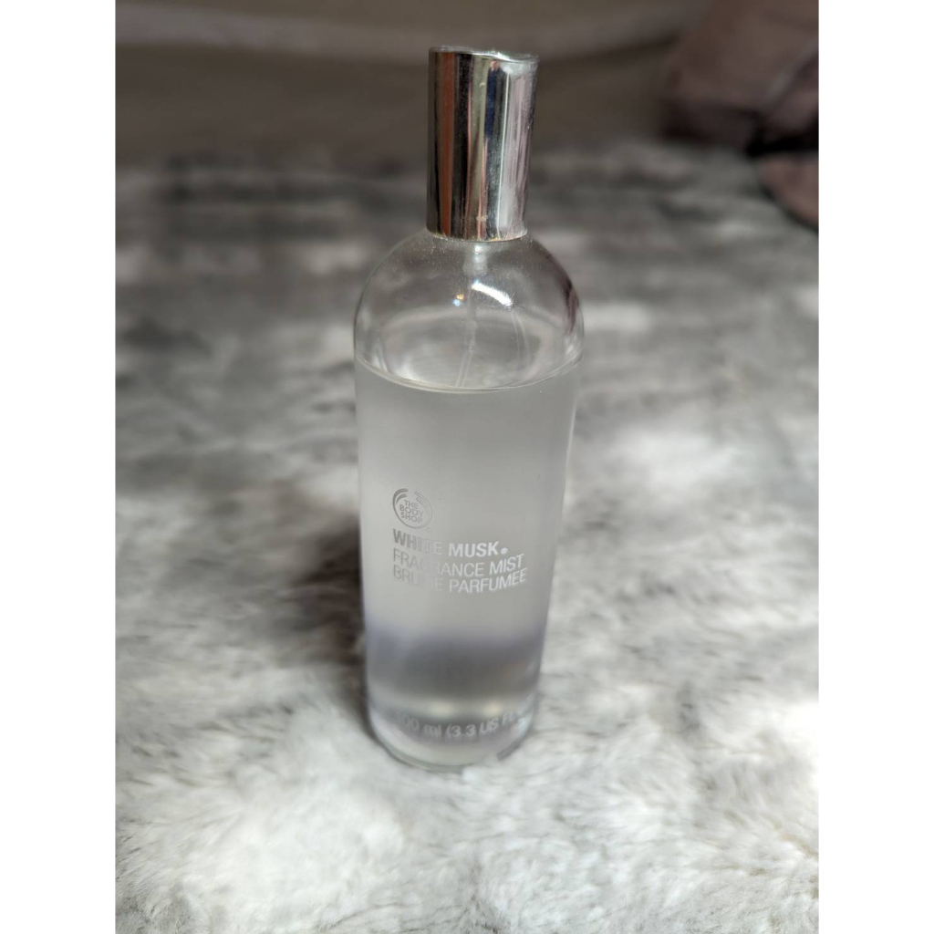 The Body Shop  美體小舖 白麝香絲柔身體芳香噴霧100ml 九成新