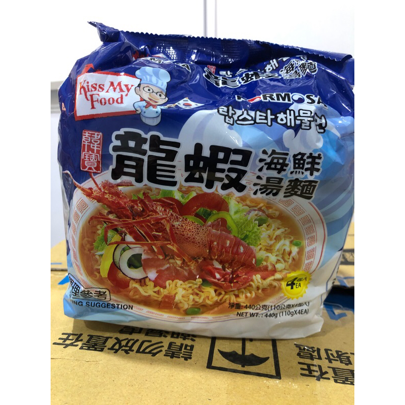 韓國泡麵 KORMOSA 龍蝦海鮮湯麵 4包入