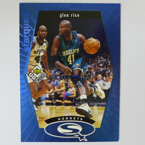 ~ Glen Rice ~三分射手/NBA球星/格倫·萊斯 1998年UD.NBA籃球特殊卡
