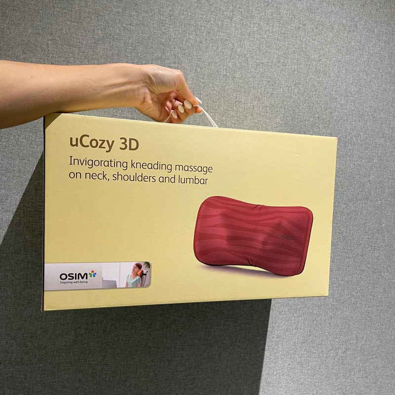 ［闆娘私物］全新未使用 OSIM uCozy 3D OS-268 彩色版 巧摩枕/按摩枕/肩頸按摩/3D揉捏/溫熱功能