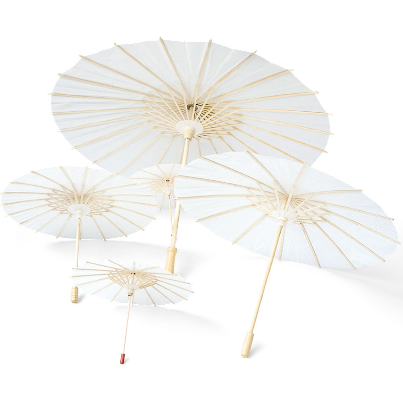 彩繪油紙傘 繪畫紙傘 空白傘 直徑20cm 30cm 40cm 60cm 84cm 小雨傘 迷你 模型裝飾 手作 DIY