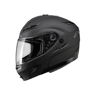 【SOL Helmets】SM-1可掀式安全帽 (素色_素消光黑) ｜ SOL安全帽官方商城