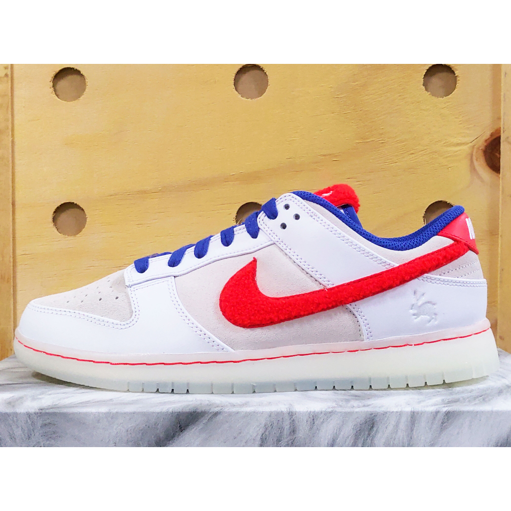 NIKE Dunk Low Year of the Rabbit 白藍紅色 兔年 FD4203-161 US8.5