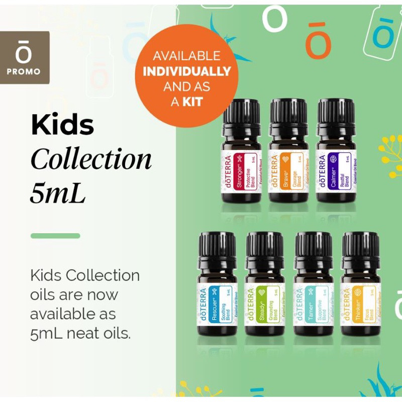 現貨 多特瑞 doTERRA Kids 溫柔寶貝 兒童套裝純精油5ml 原廠正品安心購