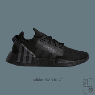 ADIDAS NMD R1 V2 CORE BLACK GREY 全黑 休閒 運動 HP9743【Insane-21】