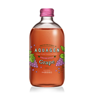 AQUAGEN - 海洋深層氣泡水/氣泡飲-義大利葡萄繽紛(330ml/24入/箱)