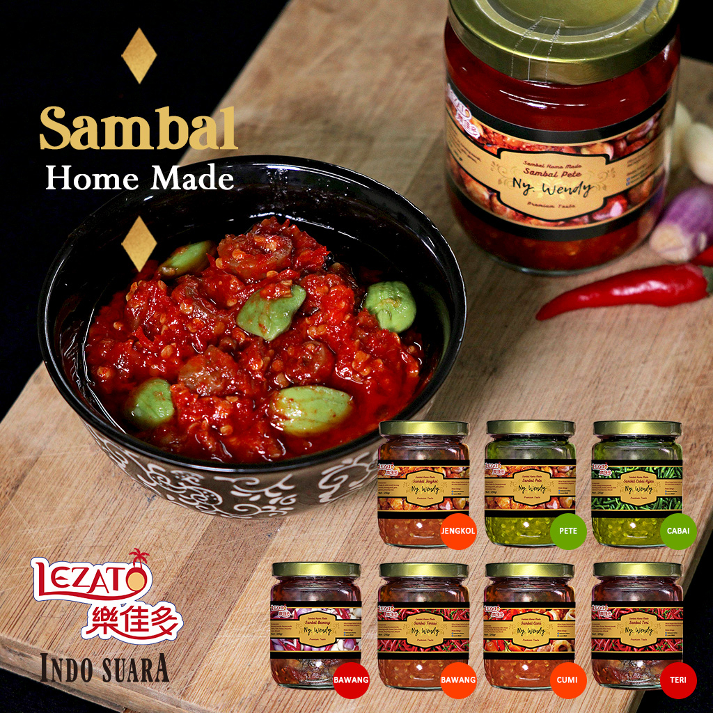 【Lezato樂佳多】印尼風味辣椒醬 清真認證食品 Halal Food SAMBAL（四款口味）