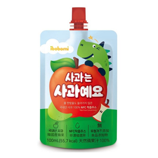 韓國ibobomi100%蘋果汁 ibobomi 100%蘋果汁 韓國 兒童 寶寶 非濃縮 果汁 米餅 副食品 零食