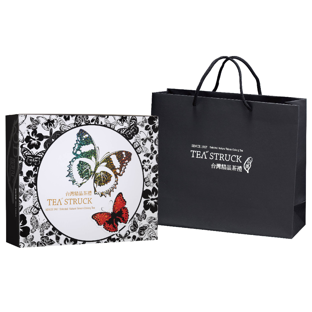 TEA STRUCK 台灣頂級紅玉+台灣鮮翠綠茶禮盒 百貨熱銷 茶葉
