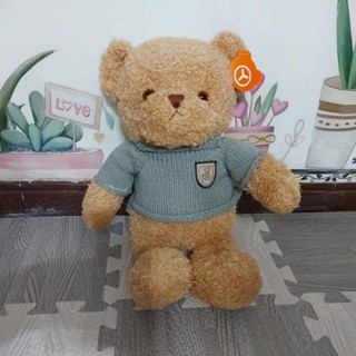 超可愛毛衣小熊娃娃 熊玩偶絨毛熊娃娃 熊抱枕