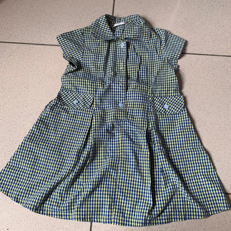 【Ｊ＆Ｐ現貨】二手 衣服 幼兒 夏天 皮爾卡登 洋裝 一件式 短袖 裙子 襯衫 氣質|女童 兒童衣服