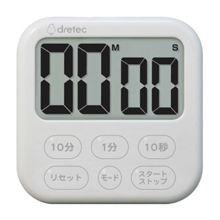 【現貨】日本 Dretec T-615 大螢幕 計時器 定時器 烹飪 烘焙 磁鐵計時器(白/粉)