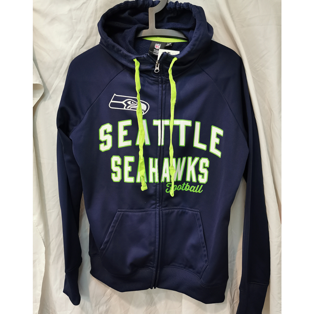 美式足球聯盟NFL外套 西雅圖海鷹Seattle Seahawks 藍色 運動夾克 ((夏出清))