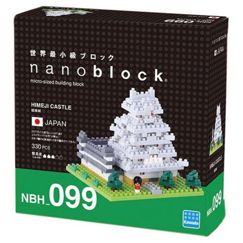 日本 河田 nano block 姬路城 積木 玩具 NBH_099 NBH_197(2款可選)