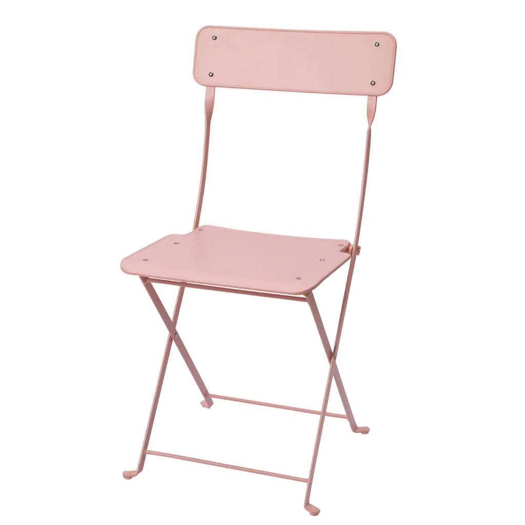 全新 ikea 粉紅折疊椅 餐椅 戶外休閒椅 一次購買多張可小議 限面交