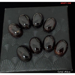 🌟Coral珊寶手作-天然紅石榴石蛋面裸石(部分微瑕) 約13*18mm MS2P1-548