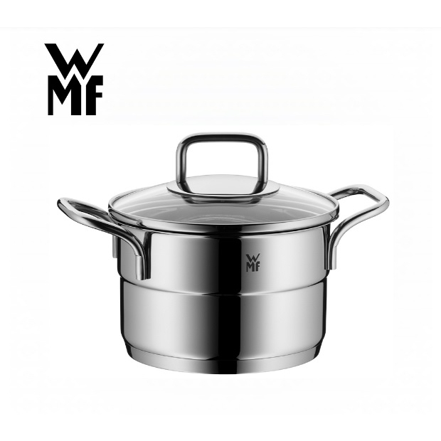 【全新】德國WMF 迷你低身湯鍋16cm(含蓋) 泡麵鍋 牛奶鍋 煮鍋
