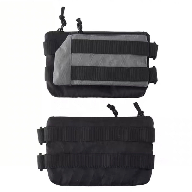 【BIG.K】山系 X-PAC工裝機能磁吸扣折疊包 3色 xpac 防水 防潑水 卡夾 錢包 零錢包 手機包 戰術包