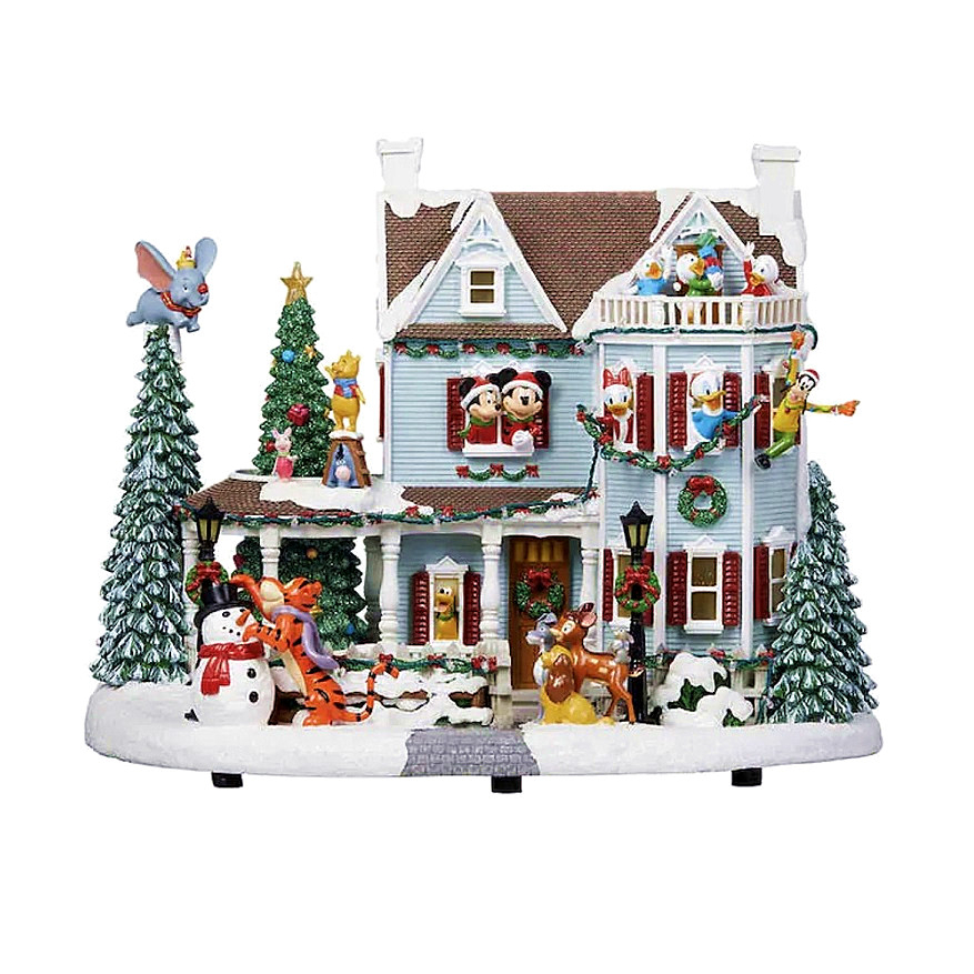 ღ馨點子ღ DISNEY 迪士尼 歡樂聖誕小屋 聖誕裝飾 聲光效果 氣氛裝飾 室內裝飾  #1487750