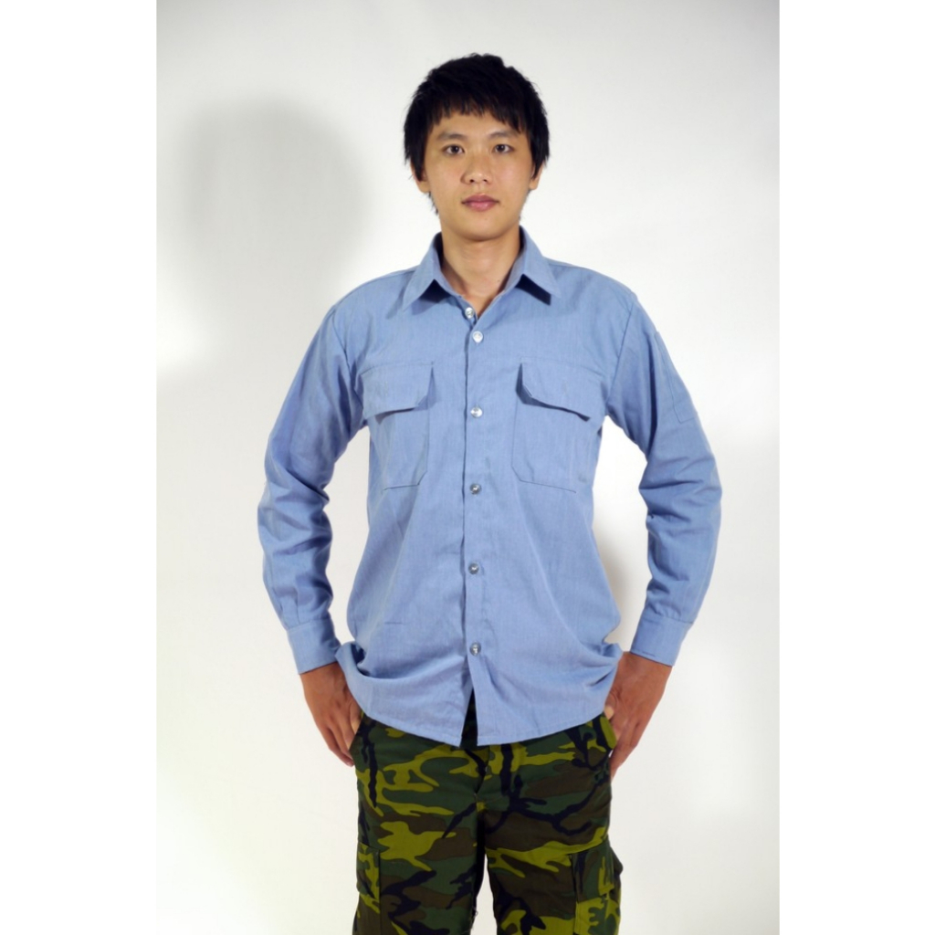 《 A-Li》 天藍 CVC 工作服 台灣製 電焊 台電 中油 六輕 癸海