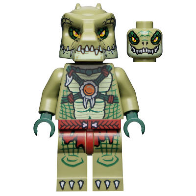 LEGO 樂高 人偶 CHIMA 神獸傳奇 鱷魚 Crocodile Warrior 鱷魚戰士 70231
