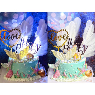 Jhouse造型蛋糕/天使人魚款造型蛋糕/天使小皇冠款/翅膀燈