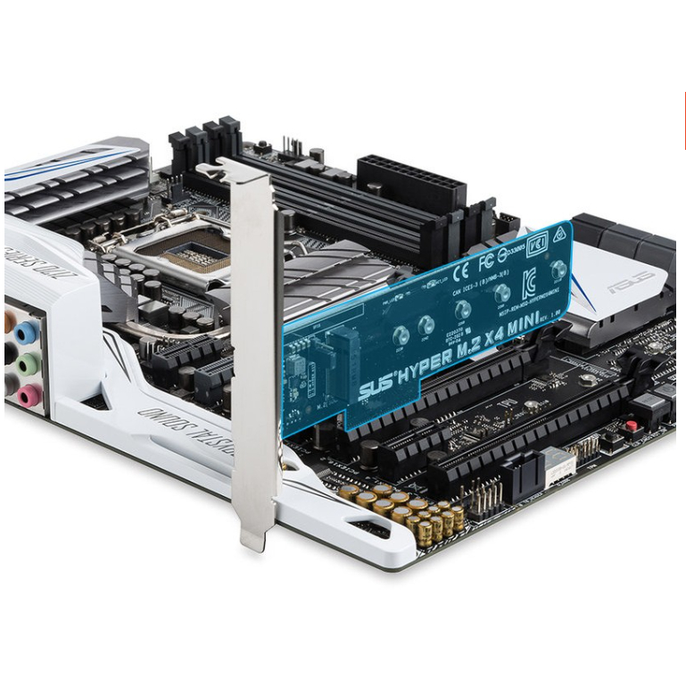 華碩 ASUS HYPER M.2 X4 MINI (M.2 to PCIe)卡 轉接卡