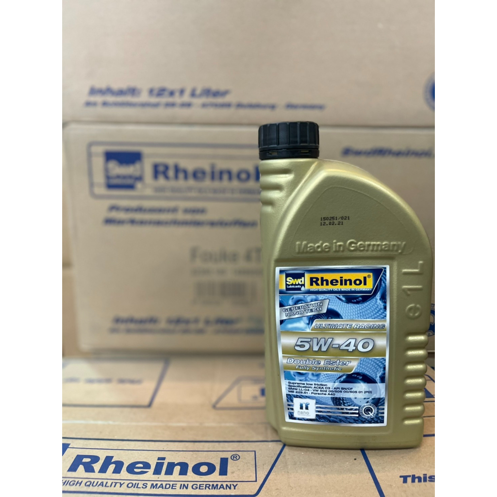 *永康加士達機油量販* SWD 萊茵 Rheinol 5W-40 Fully synthet