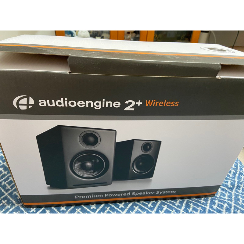 保留中！請勿下單！！！(二手近全新）Audioengine A2+ wireless主動式立體聲藍牙書架喇叭-黑