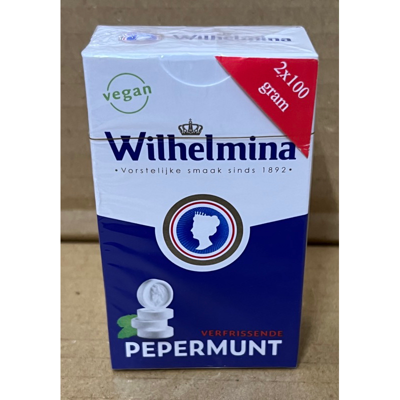 Wilhelmina Pepermunt Minty Candy 荷蘭女王 薄荷糖 100g