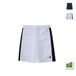 【FILA】KIDS 孩童款 平織短褲-白色 1SHW-4442-WT